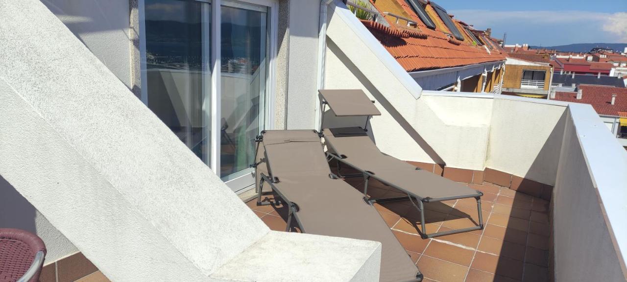 Atico Con Amplia Terraza Y Espectaculares Vistas Apartment Sanxenxo Exterior photo